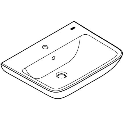 GROHE 39950000 - Lavabo START EDGE 600 × 448 mm cerámica/blanco