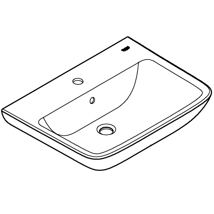 GROHE 39950000 - Lavabo START EDGE 600 × 448 mm cerámica/blanco