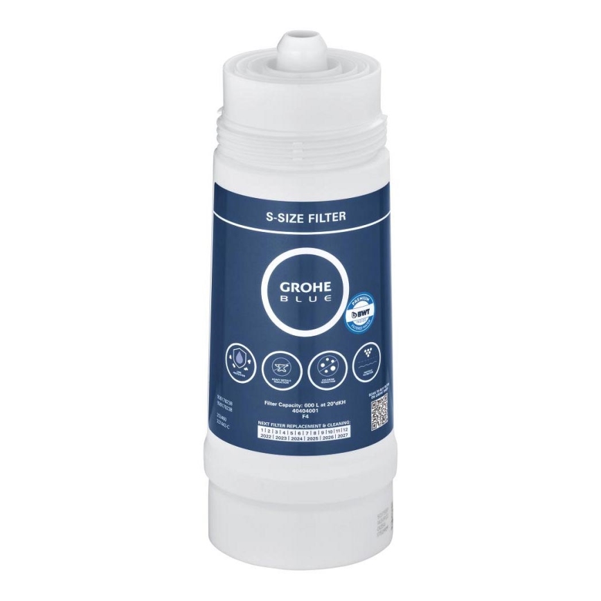 GROHE 40404001 - Filtro GROHE BLUE, tamaño S, blanco