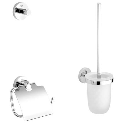 GROHE 40407001 - Juego de accesorios ESSENTIALS, cromo brillante