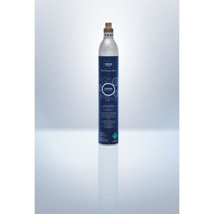 GROHE 40422000 - Cilindro de carbonatación GROHE BLUE 425 g de CO2 (4 uds.) acero inoxidable