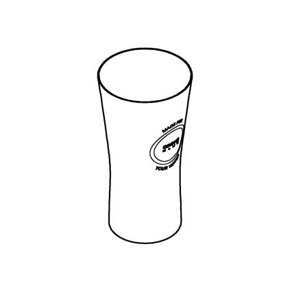 GROHE 40437000 - Juego de 6 vasos BLUE 250 ml, cristal transparente