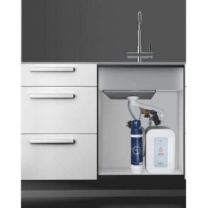GROHE 40438001 - Juego inicial de filtros para GROHE BLUE, cromo brillante