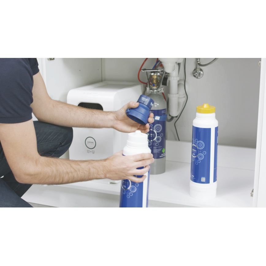 GROHE 40547001 - Filtro de repuesto GROHE BLUE, blanco