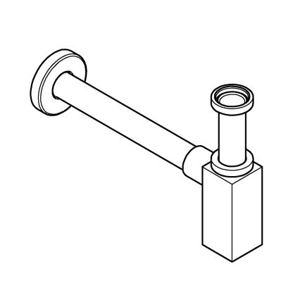 GROHE 40564A00 - Sifón SIFONY grafito