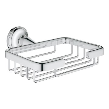 GROHE 40659001 - Repisa de esquina ESSENTIALS AUTHENTIC, acabado cromo brillante