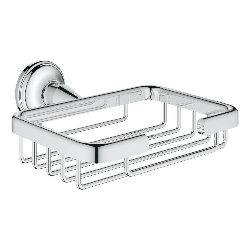 GROHE 40659001 - Repisa de esquina ESSENTIALS AUTHENTIC, acabado cromo brillante