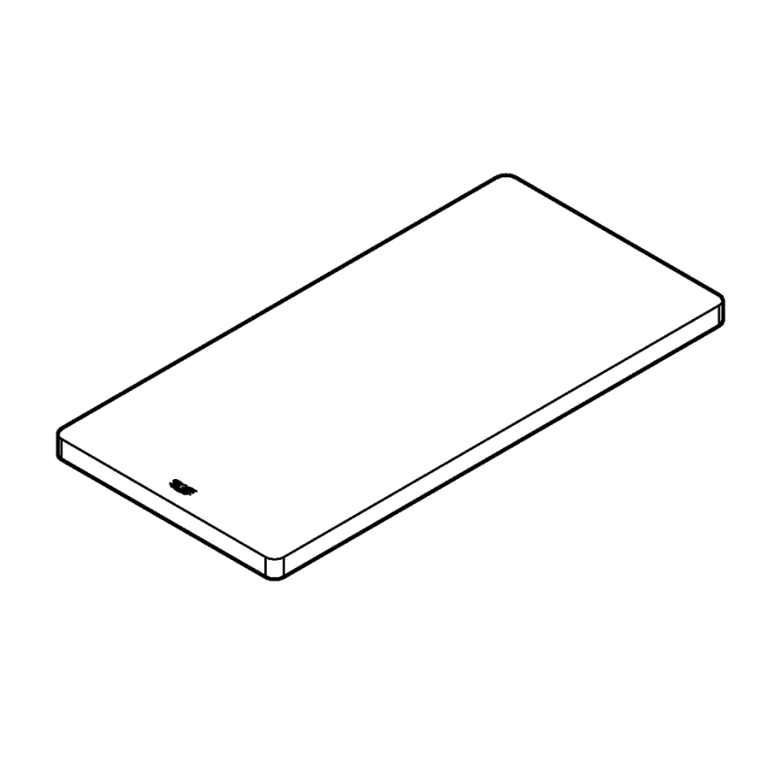 GROHE 40751HV0 - Tabla de cortar de madera 490 × 240 × 19 mm