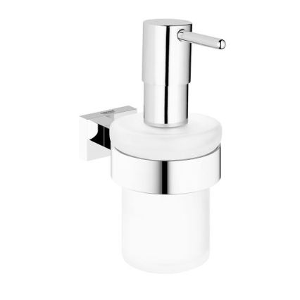 GROHE 40756001 - Dispensador de jabón líquido ESSENTIALS CUBE de 160 ml, cromo brillante