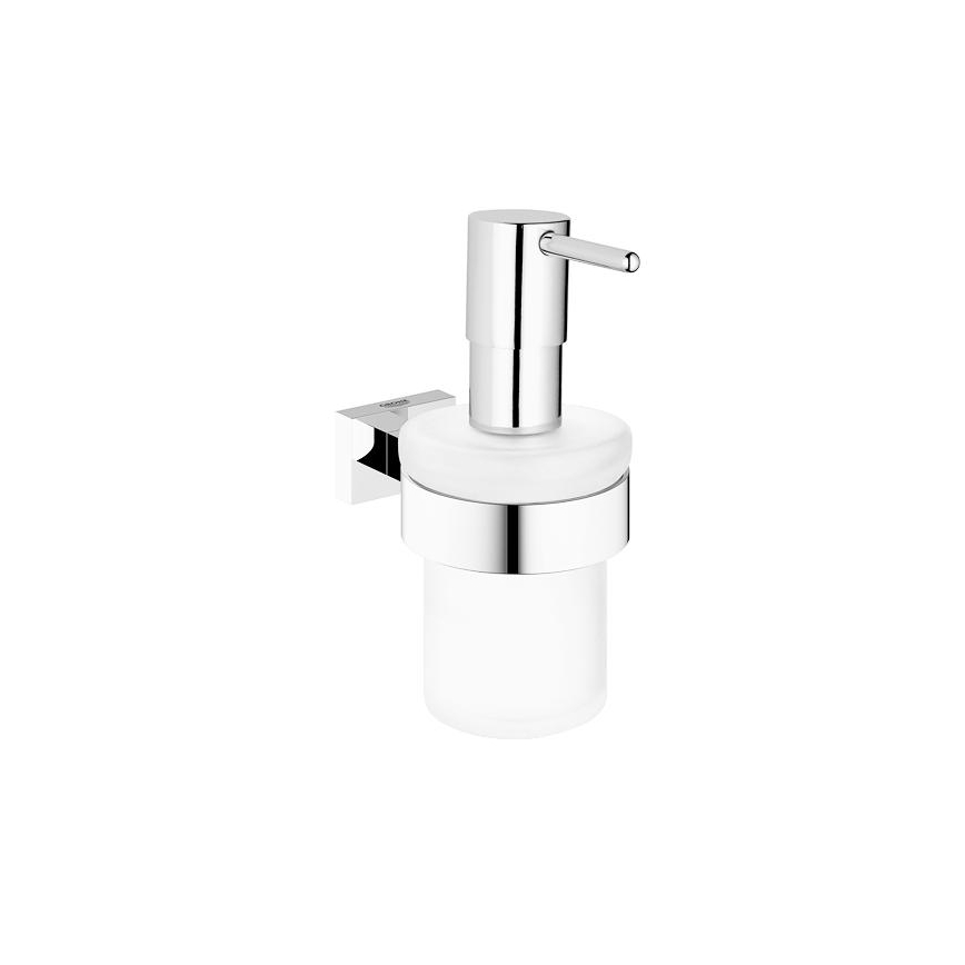 GROHE 40756001 - Dispensador de jabón líquido ESSENTIALS CUBE de 160 ml, cromo brillante