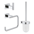 GROHE 40757001 - Juego de accesorios ESSENTIALS CUBE en cromo brillante