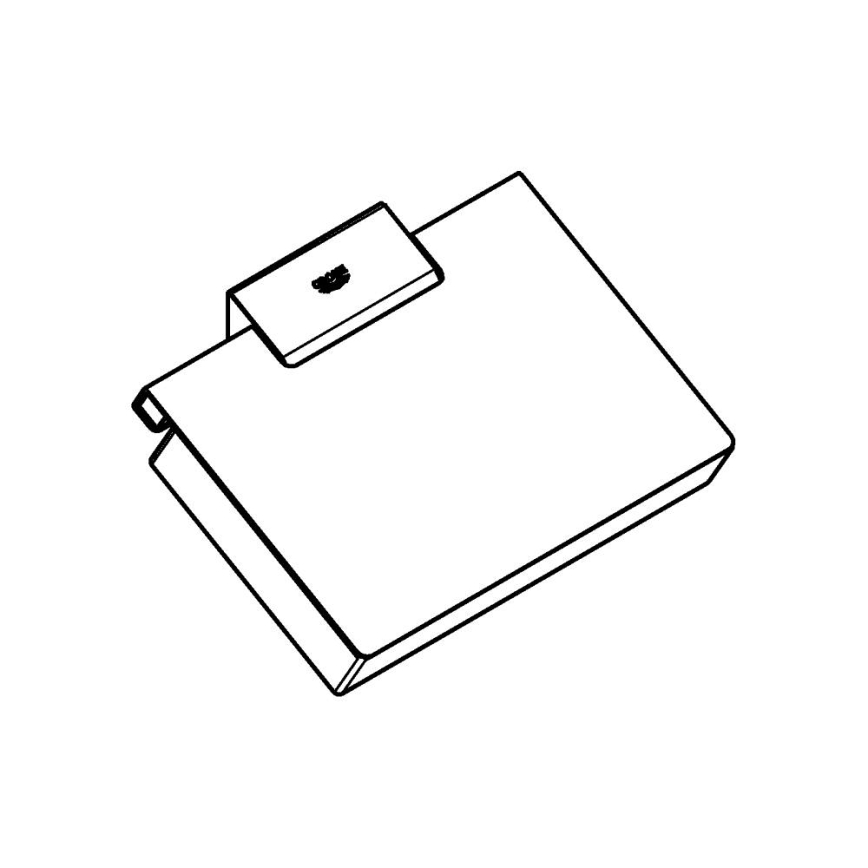 GROHE 40781000 - Soporte para papel higiénico SELECTION CUBE cromo brillante