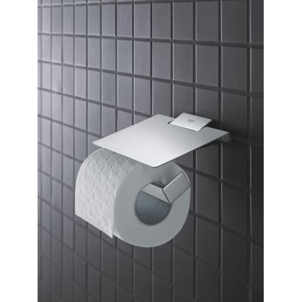GROHE 40781000 - Soporte para papel higiénico SELECTION CUBE cromo brillante