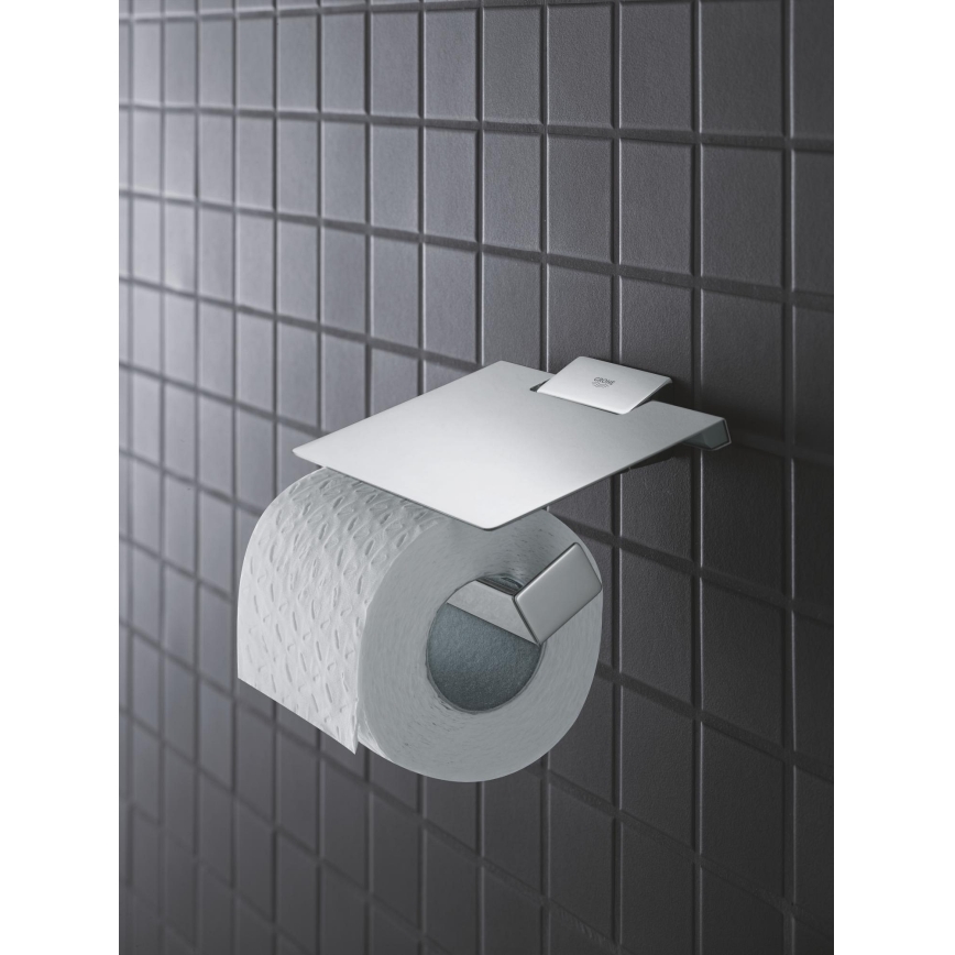 GROHE 40781000 - Soporte para papel higiénico SELECTION CUBE cromo brillante