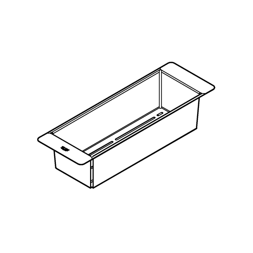 GROHE 40852SD0 - Escurridor multifuncional 450 × 150 × 100 mm acero inoxidable
