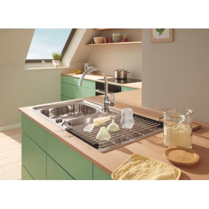 GROHE 40856SD0 - Escurridor 450 × 348 mm acero inoxidable cepillado