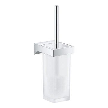 GROHE 40857000 - Juego de limpieza para inodoro SELECTION CUBE, cromo brillante