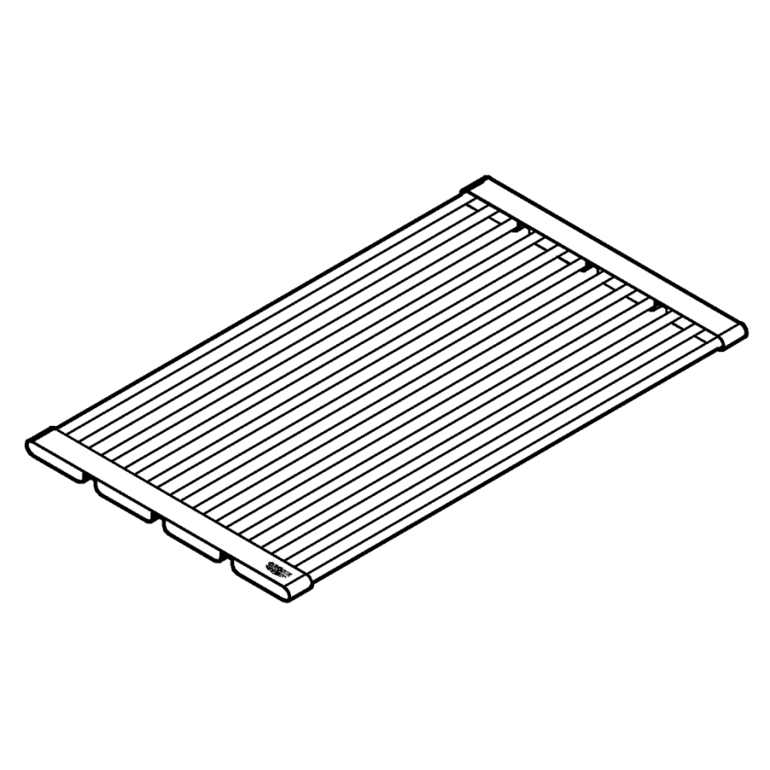 GROHE 40858SD0 - Escurridor para platos 500 × 288 mm acero inoxidable