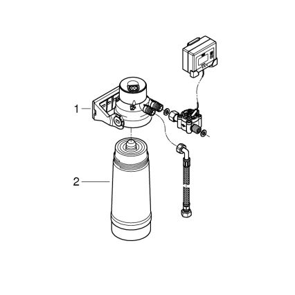 GROHE 40876000 - Kit de inicio ULTRASAFE cromo brillante