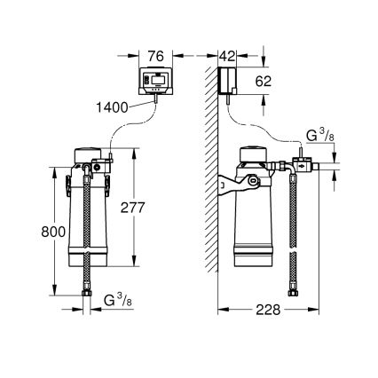 GROHE 40876000 - Kit de inicio ULTRASAFE cromo brillante