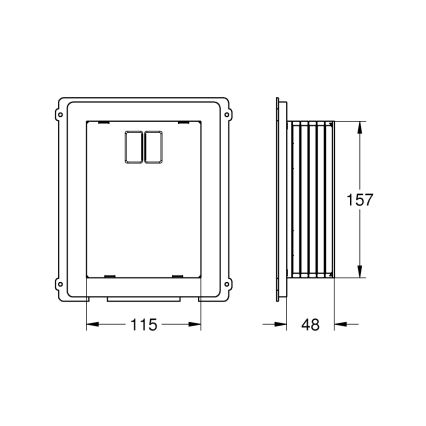 GROHE 40949000 - Arqueta de registro RAPID