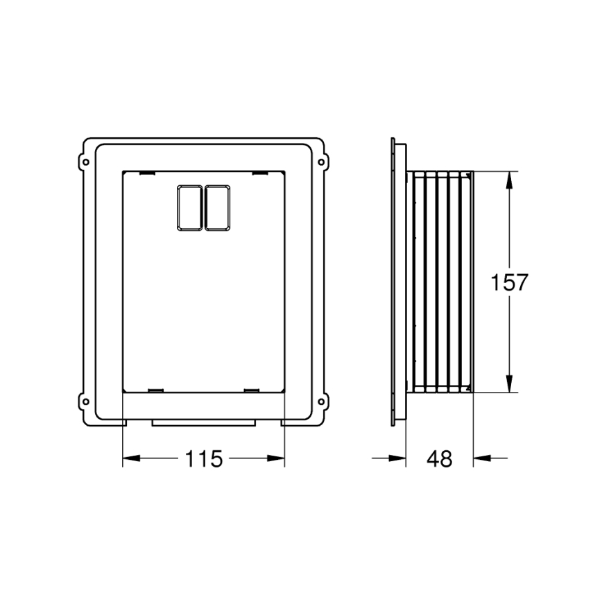 GROHE 40949000 - Arqueta de registro RAPID
