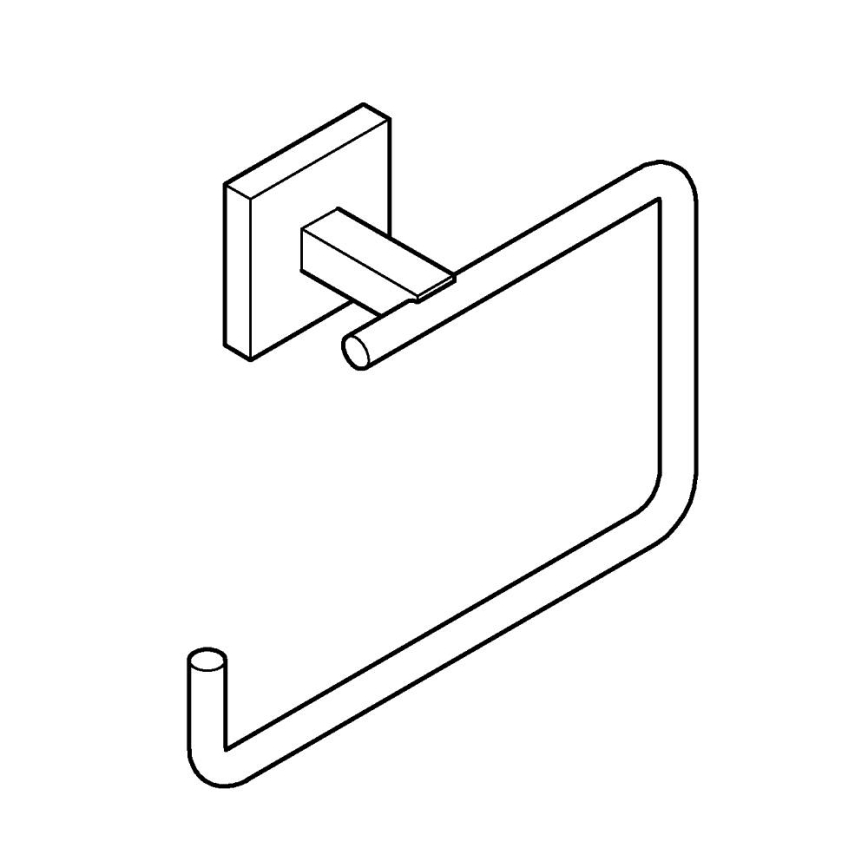 GROHE 40975DC0 - Toallero START CUBE en acero inoxidable