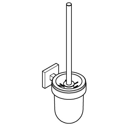 GROHE 409772430 - Set de limpieza para inodoro START CUBE, negro