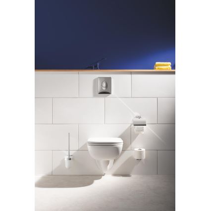 GROHE 40979000 - Soporte para rollo de repuesto de papel higiénico START, cromo brillante
