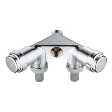 GROHE 41020000 - Válvula doble EGGEMANN 12” cromado brillante
