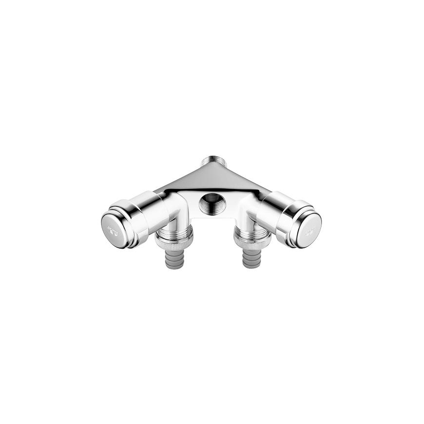 GROHE 41020000 - Válvula doble EGGEMANN 12” cromado brillante