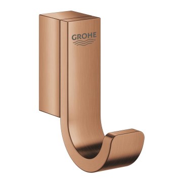 GROHE 41039DL0 - Gancho para albornoz SELECTION 5,2 x 1,5 x 4,4 cm acabado cobre