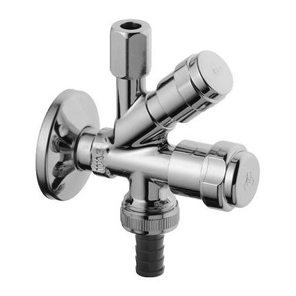 GROHE 41073000 - Válvula angular combinada WAS 12” × 38” cromo brillante