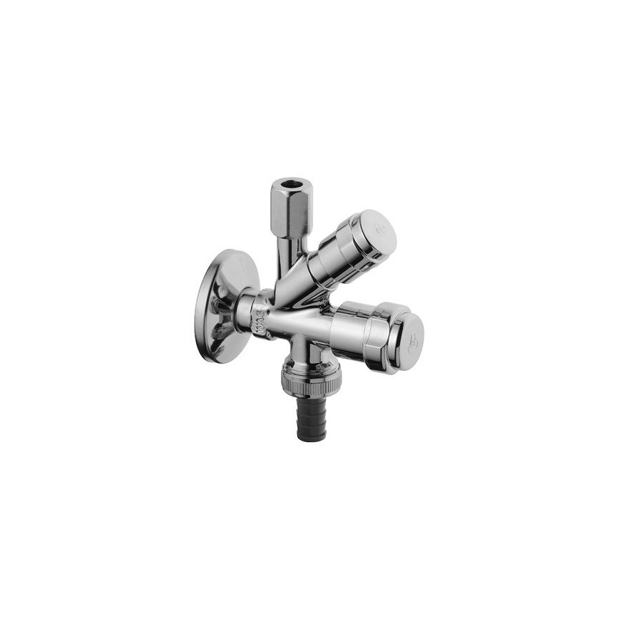 GROHE 41073000 - Válvula angular combinada WAS 12” × 38” cromo brillante