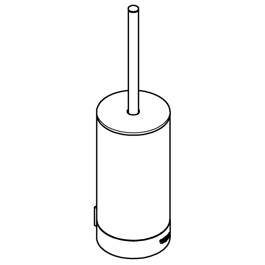 GROHE 41076GL0 - Juego de limpieza para inodoro SELECTION dorado