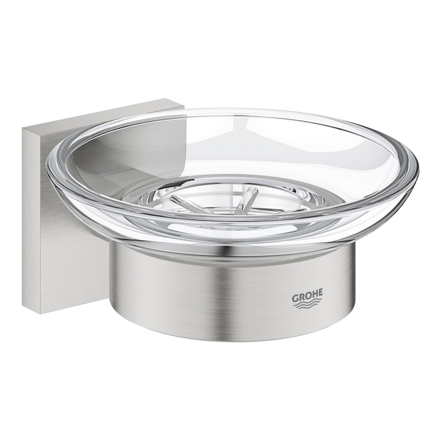 GROHE 41096DC0 - Jabonera START CUBE 110 x 56 x 125 mm acero inoxidable