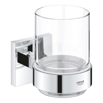 GROHE 41097000 - Vaso con soporte, acabado cromo brillante
