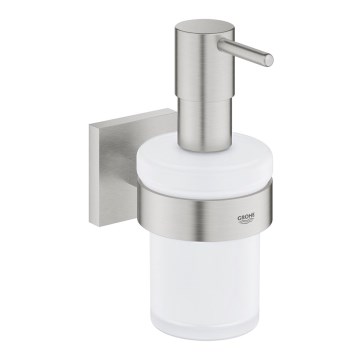 GROHE 41098DC0 - Dispensador de jabón líquido START CUBE 160 ml en acero inoxidable