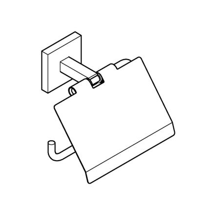 GROHE 41102000 - Portarrollos START CUBE, acabado cromo brillante