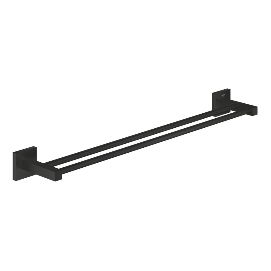 GROHE 411042430 - Toallero de doble brazo START CUBE 654 mm negro