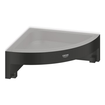 GROHE 411062430 - Estante de ducha de esquina ESSENTIALS 250 × 250 mm negro
