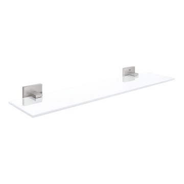 GROHE 41109DC0 - Repisa de vidrio START CUBE 530 mm, acabado en acero inoxidable