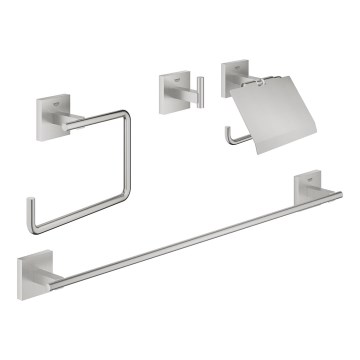 GROHE 41115DC0 - Juego de accesorios START CUBE de 558 mm cromo brillante