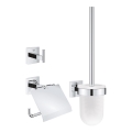 GROHE 41123000 - Juego de accesorios para inodoro 3 en 1, cromo brillante