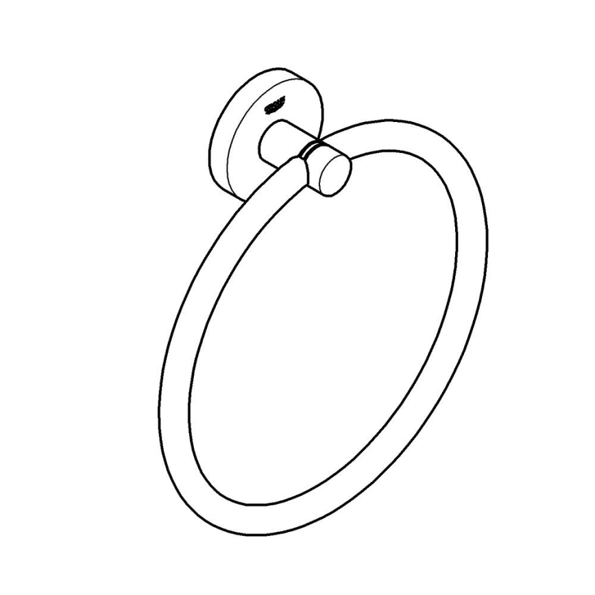 GROHE 41174000 - Toallero START 180 mm cromo pulido