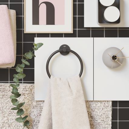 GROHE 411742430 - Toallero START 180 mm negro