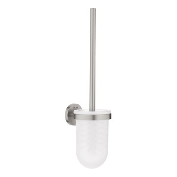 GROHE 41185DC0 - Juego de limpieza para inodoro ESSENTIALS de acero inoxidable