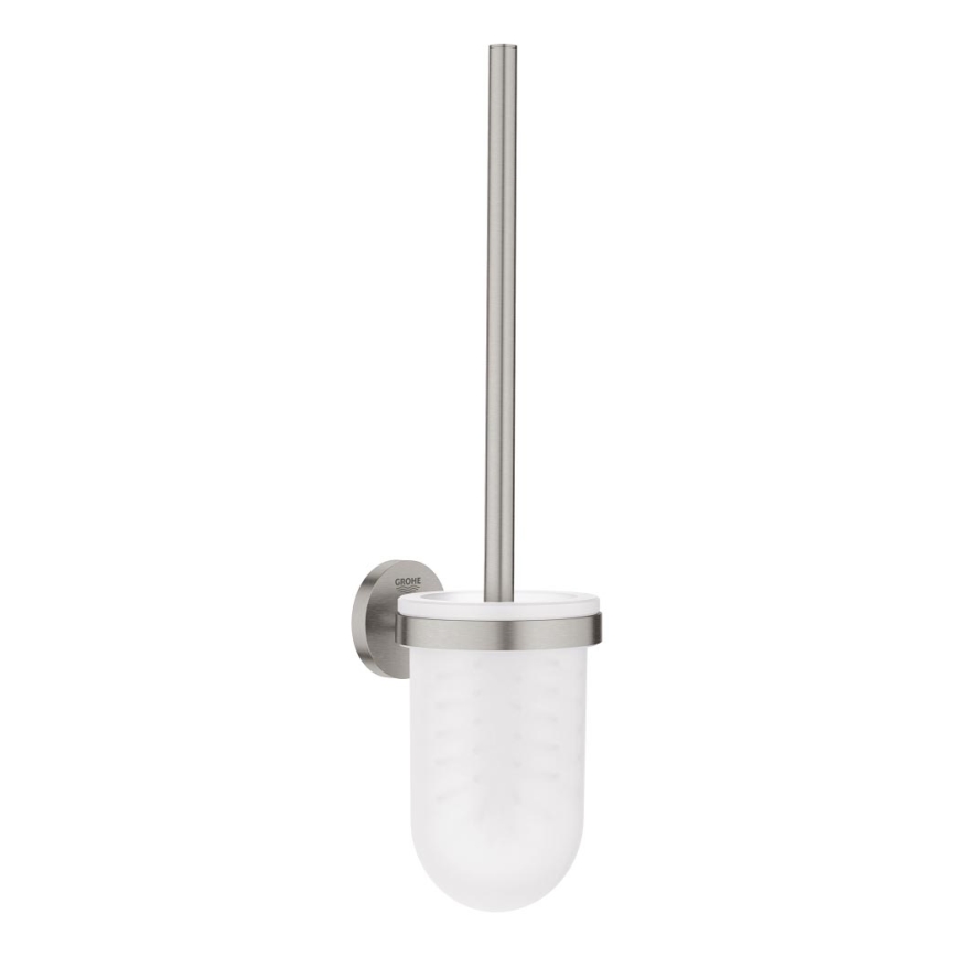 GROHE 41185DC0 - Juego de limpieza para inodoro ESSENTIALS de acero inoxidable