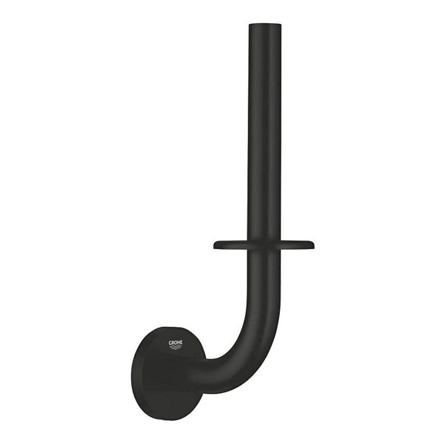 GROHE 411862430 - Soporte para rollo de repuesto de papel higiénico START 116 x 232 mm negro