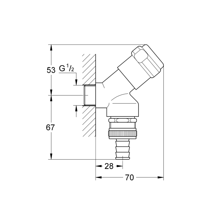 GROHE 41190000 - Conjunto de grifería DN 15 acabado en cromo brillante